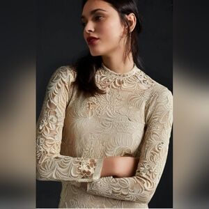 Abercrombie & Fitch Cream Lace Top